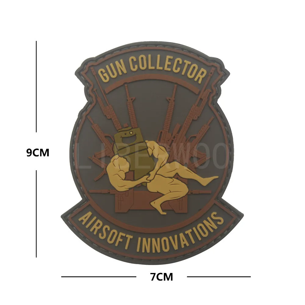 Airsoft Innovations Military Pvc Patch Badges en caoutchouc Gistr