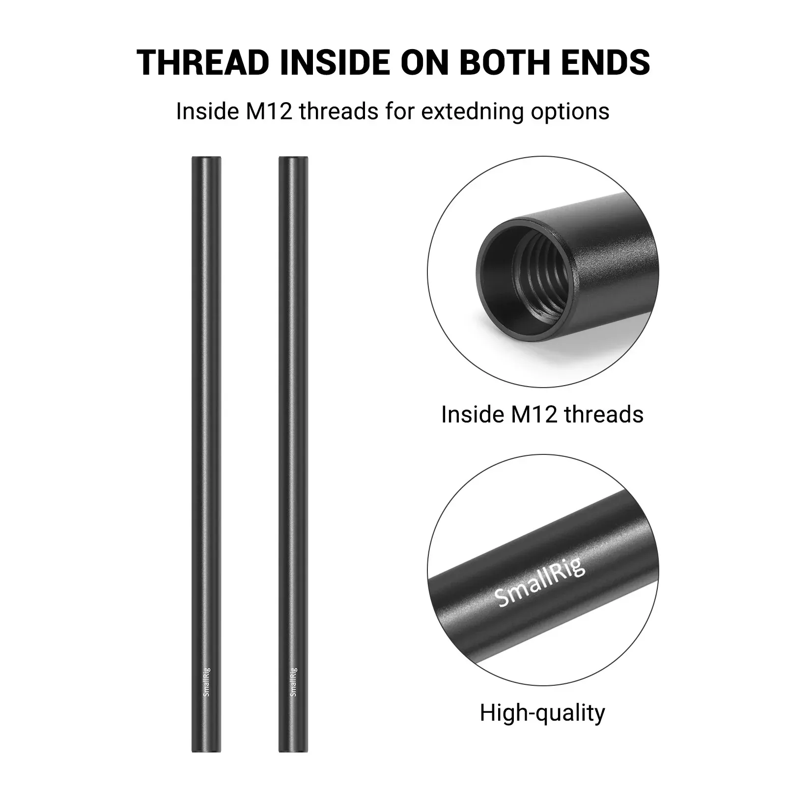 PROAIM piastra base 19-15mm, dovetail treppiede, blocco rapido | Alluminio CNC, attacchi 1/4-20 e 3/8-16, supporto 15/19mm DSLR-cine