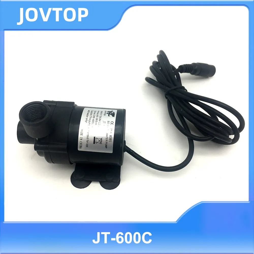 600C Water Pump DC6V 12V 24V Solar Fountain Pump Max Flow Rate 350-700L/H Can be Used Submbersible