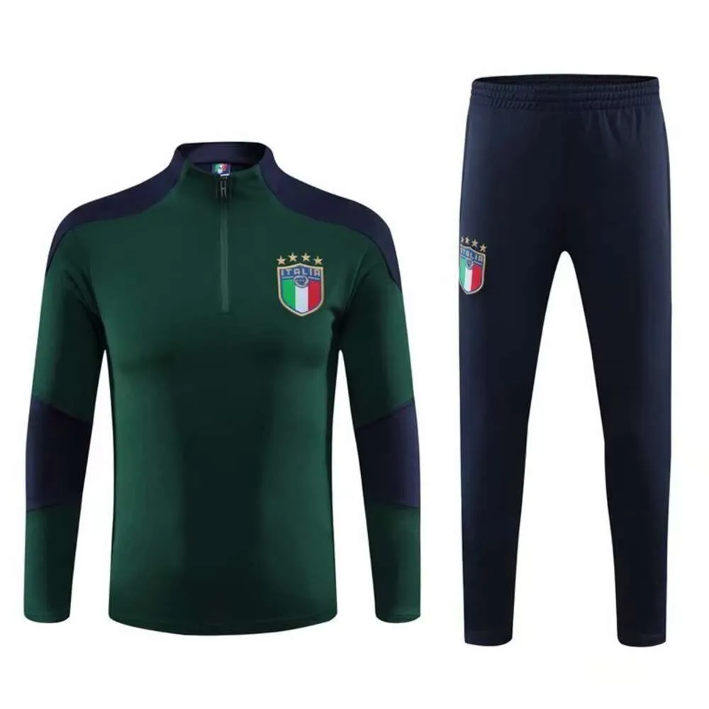 Soccer Jerseys Autumn/Winter Long Sleeved Football Training Set Italian Adult Play L-4XL