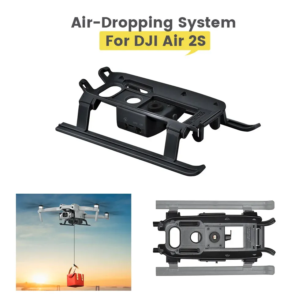 Tillbehör AirDrop System för DJI Mavic Air 2s Air 2 Thrower With Night Light Drone Fishing Bait leverera livräddningstillbehör