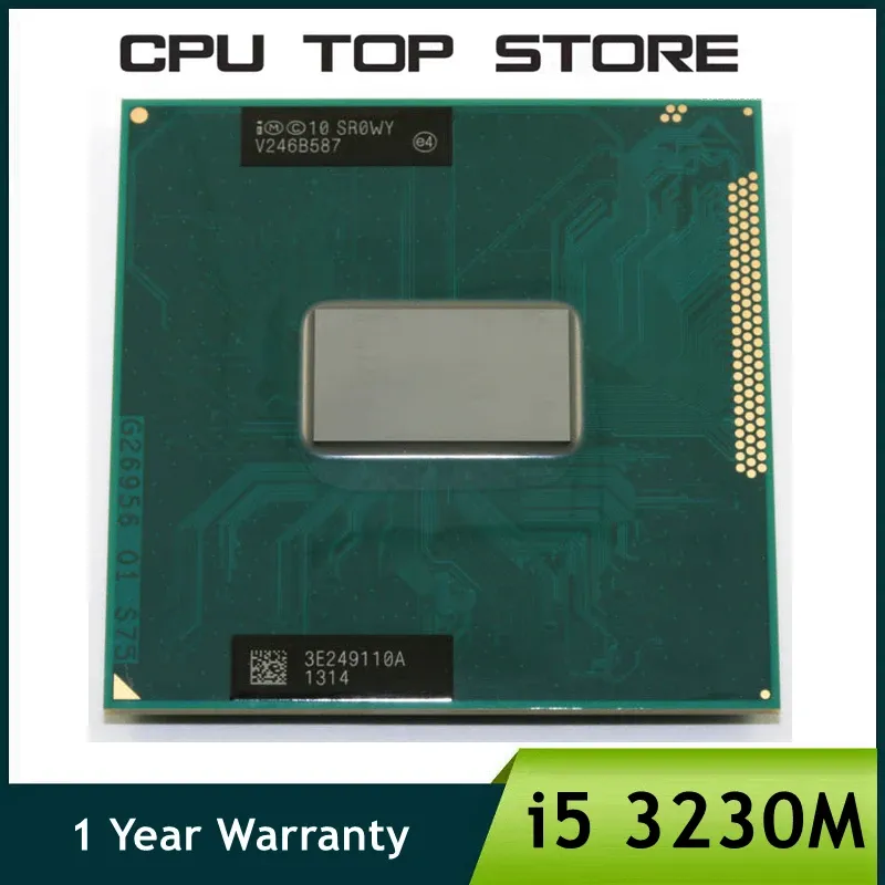 Motherboards Core i5 3230M SR0WY 2,6 GHz DualCore Quadthread Laptop CPU Notebook Processor Socket G2 / RPGA988B