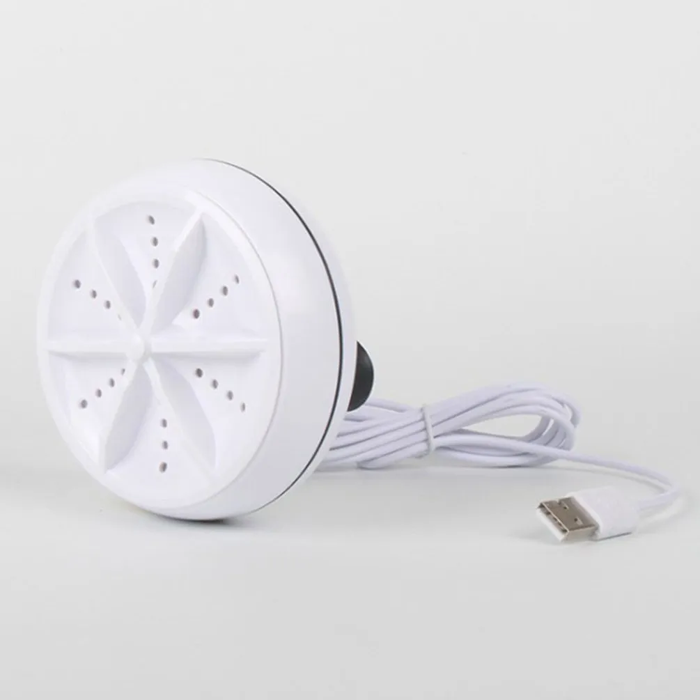 Ultrasonic turbo tvättmaskin bärbar USB -driven kläder tvättmaskin automatisk cykel rengöring mini ultraljud tvättmaskin