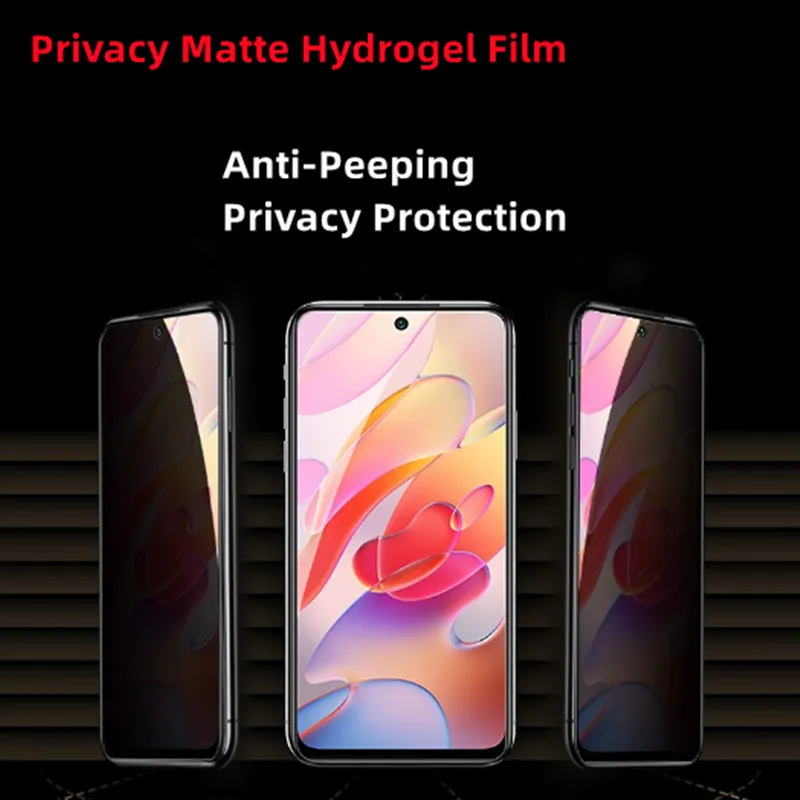 Film hydrogel mate de confidentialité pour Sony Xperia1 Xperia5 II III IV HD Protecteur d'écran pour Xperia Pro-1 XZ1 XZ2 XZ3 Protecteur