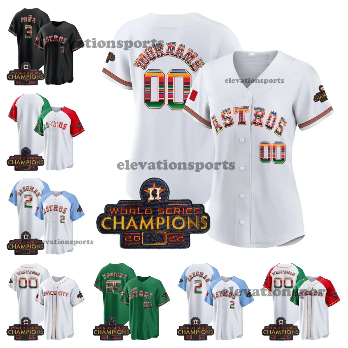 Мексика Astros 2 Bregman Custom Baseball Jersey27 Altuve 44 Alvarez 3 Джереми Пена Хоустоны Джастин Верландерфрамбер Вальдес 71 Джош Хаде Джефф Багвелл Брайан Хосе Абреу