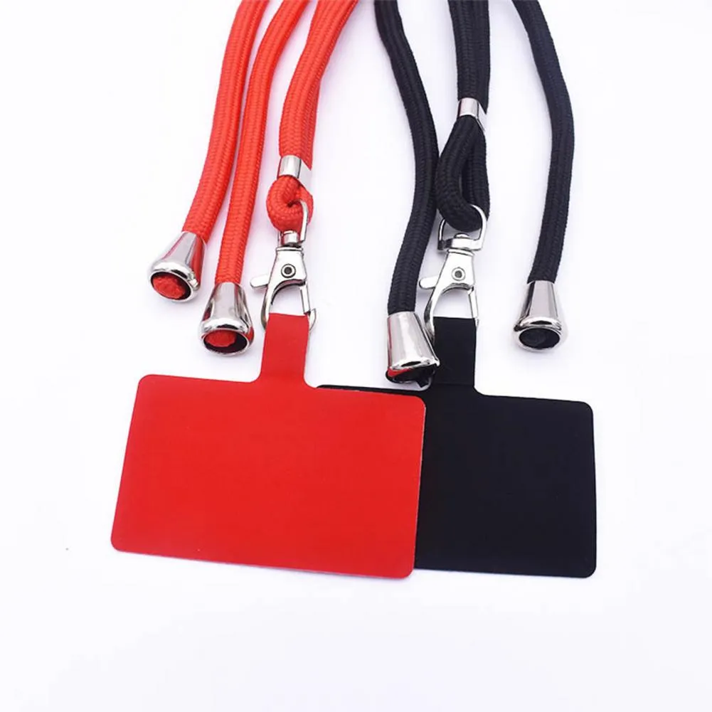 Colorful Phone Lanyard Anti-lost Fixed Cellphone Charm DIY Phone Strap Neck Cord Adjustable Lanyard Universal Phone Accessories