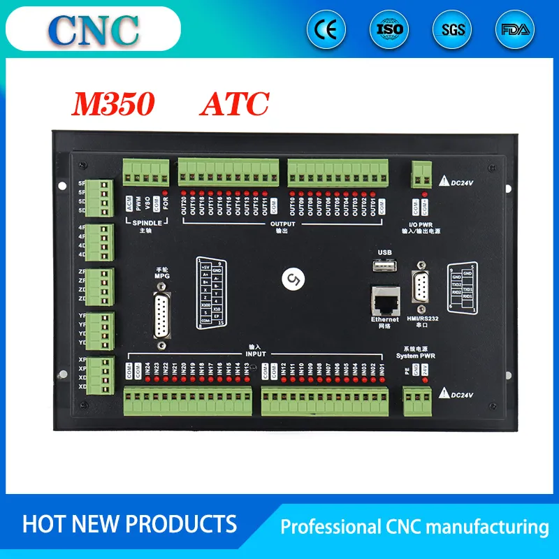 CNC Standalone Offline Controller DDCS-EXPERT 3/4/5 Axis Support Close-loop Stepper/ATC Controller Replace DDCSV3.1 NEWCARVE