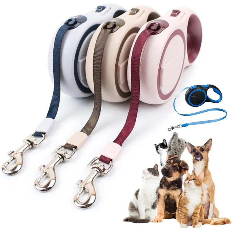 5 m Dog Leash Automatico retrattile per pet cane gatto guinzaglio cani che cammina gue
