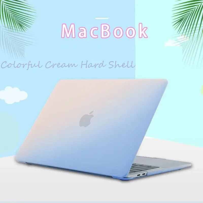 Fall Cream Shell för MacBook Pro Retina 13.3 Air 13 15 11 12 Inch Laptop 2020 A1932 A2179 A2251 A1465 med Touch Bar Laptop Covers