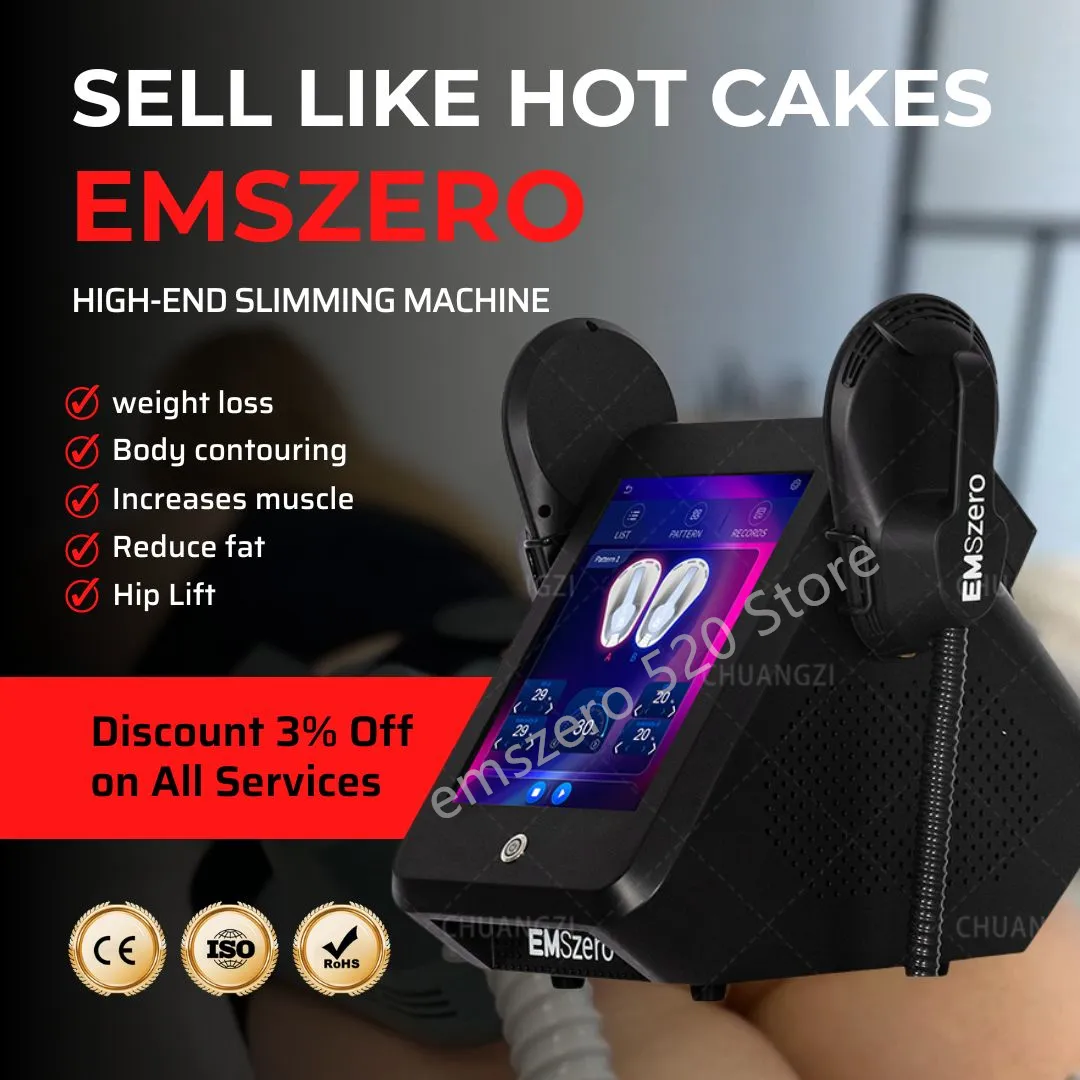 Hot emszero neo ems muskelstimuleringsmaskin kropp skulptur hi-emt rf elektromagnetisk bantningsmaskin