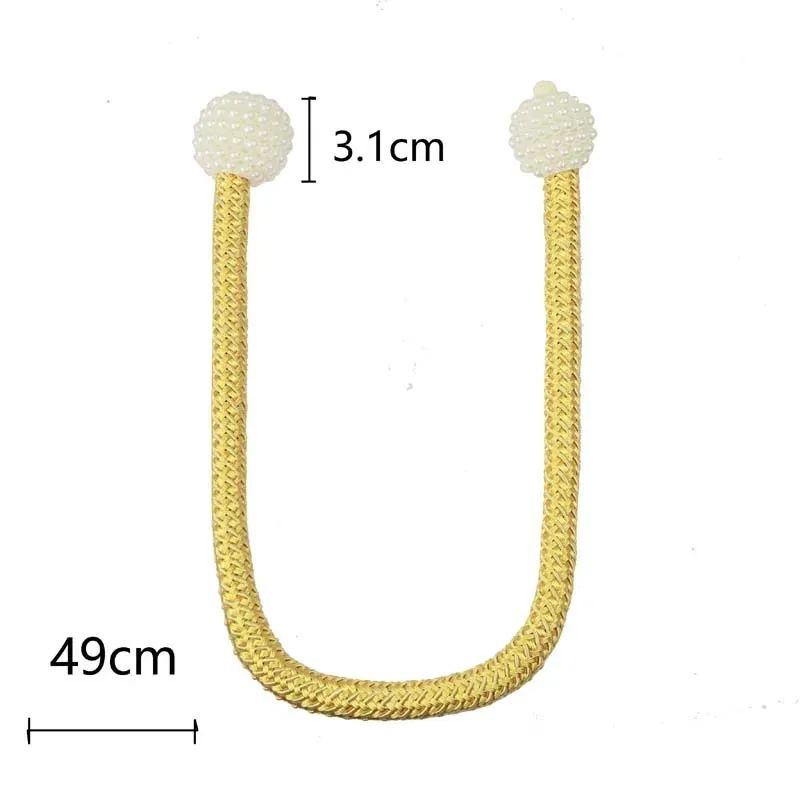 1 st Pearl Buckle Curtain Clip Tieback Holdbacks Tie Backs Strap Pearl Ball Gordijn Hangende Ball Buckle Lace Gordijnaccessoires