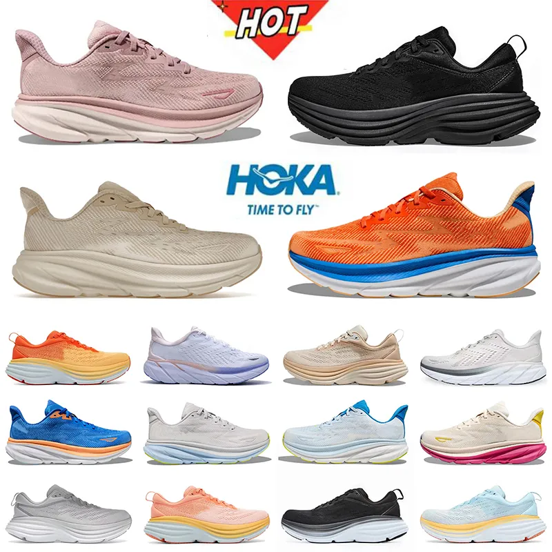 Hokah Clifton 9 bondi 8 bondi 8 bondi hokka womens maschi gratis mesh allenatore hok cloud blue all'aperto di corridori atletici che jogging sneaker sportivi