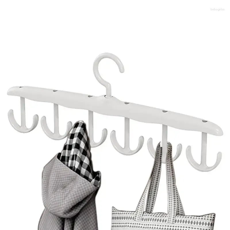 Cintres 12 hook rangement de stockage de stockage de soutien-gorge multitifonction de ceinture multifonctionnelle Étui à cravate solide pour écharpes de bonnet fournitures de placard