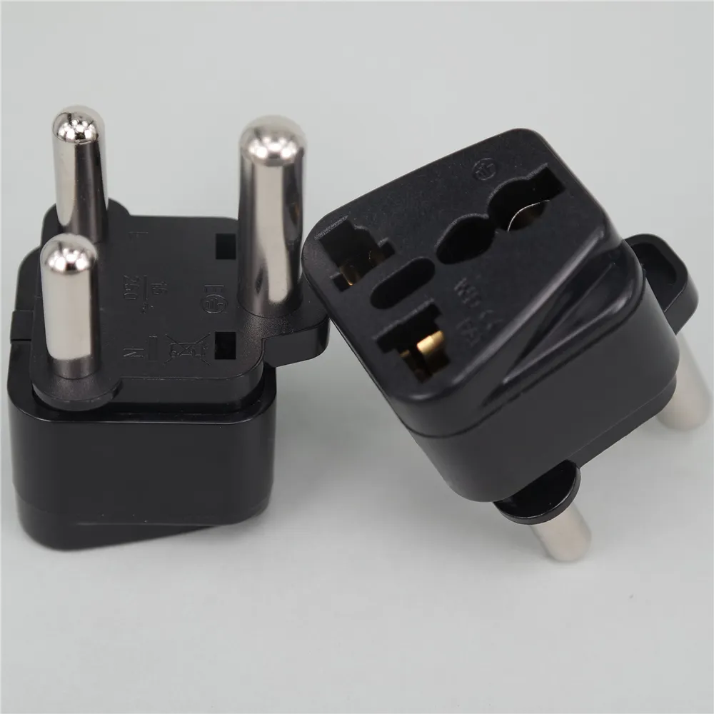 Universal Travel Plug do Wielkiej Brytanii, USA, UE, Small South Africa Plug, AC Power Gutelet, Adapter, Nepal, Indie, Sri Lanka Big South Africa 15A/10A