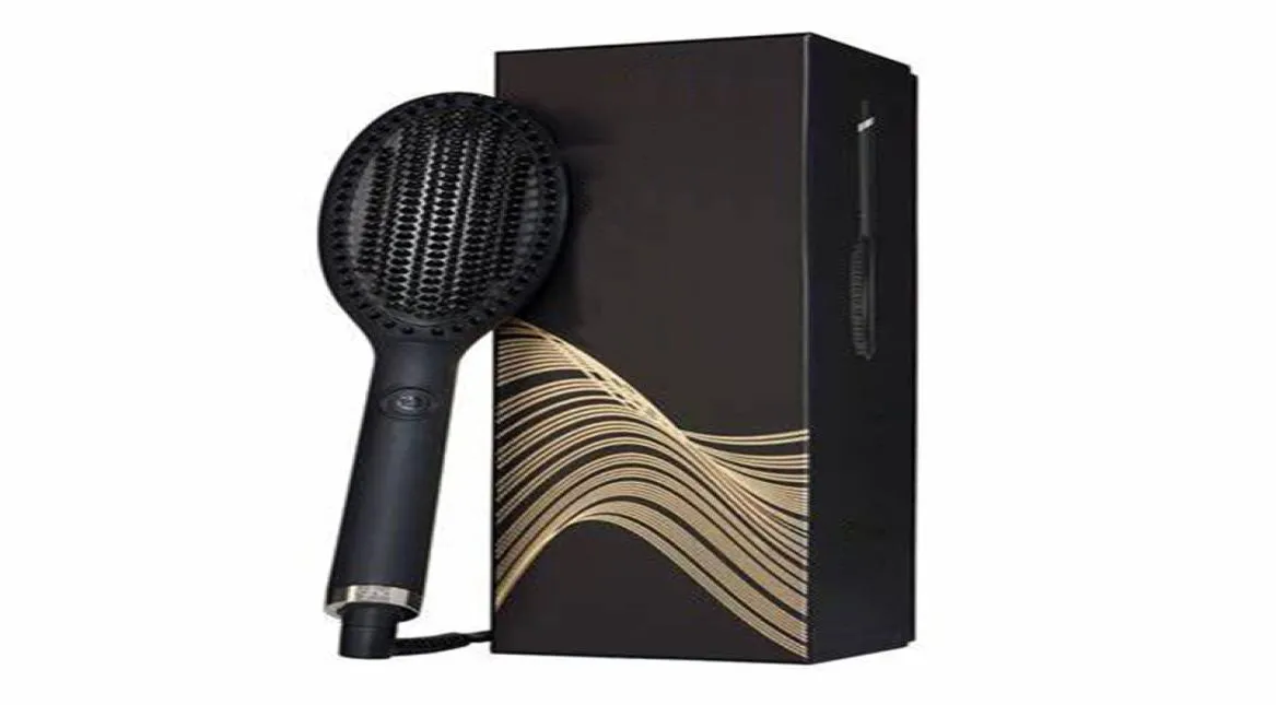 Haardrogersborstel en Volumizer Blow Slager en krul Salon Electric Air Curling Iron Comb6311820