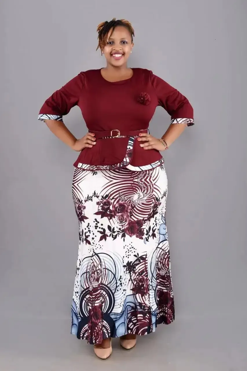 Plus size long skirts 6xl discount