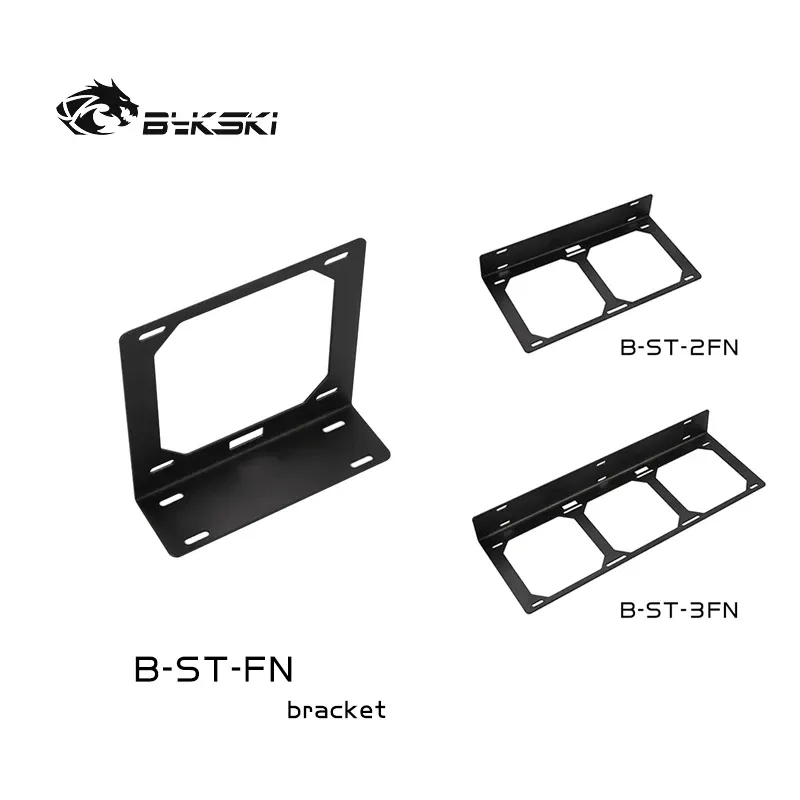 Chłodzenie Bykski PC Fan chłodzenia/Wsporniki chłodnicy Obsługa uchwytu dla wentylatorów 12 cm 120/240/360 Radiator BSTFN