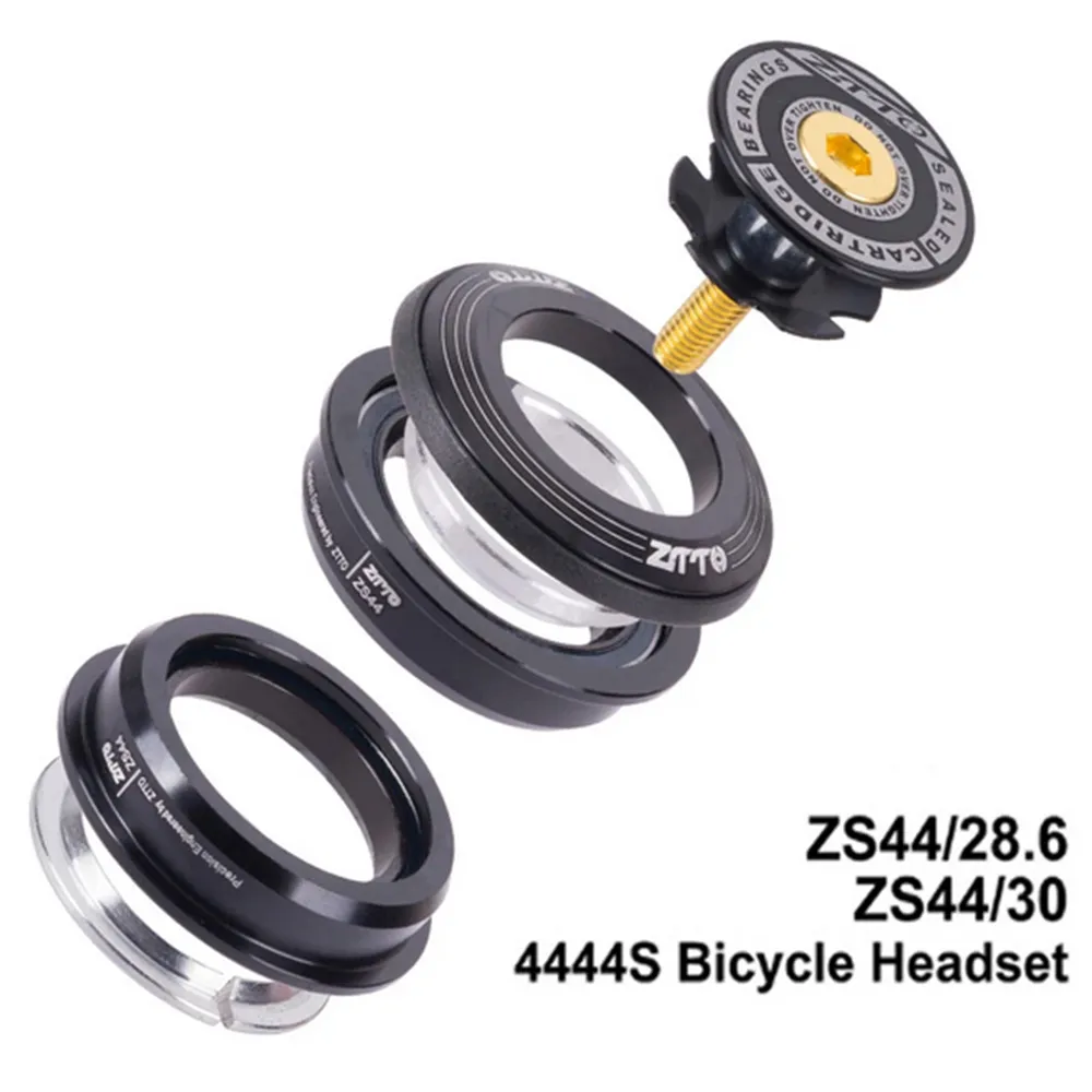 Bicycle Headset 42mm 52mm 1/8"-1 1/2" MTB Bearing Straight Tapered Tube Fork IS42 IS52 Steer Column Integrated System