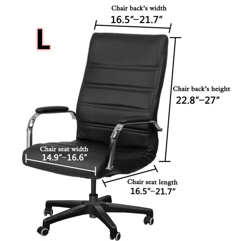 Techome 현대 사무실 의자 커버 스트레치 쉬운 세척 가능한 컴퓨터 의자 커버 탄성 키아 커버 거실 팔걸이 커버