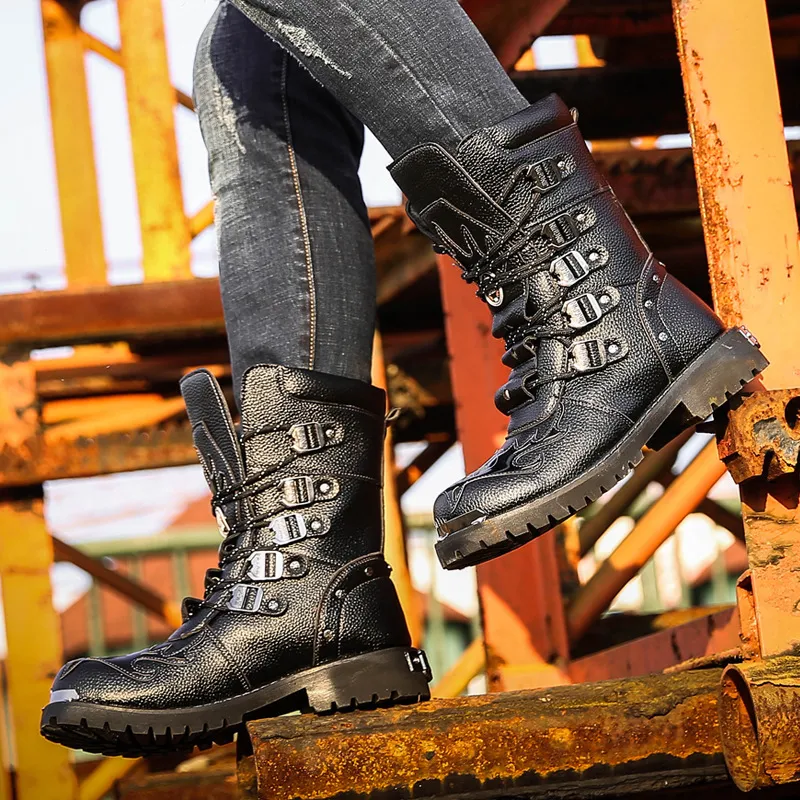 個人装備 ATTACHMENT VAQUETA LEATHER COMBAT BOOTS ATTACHMENT