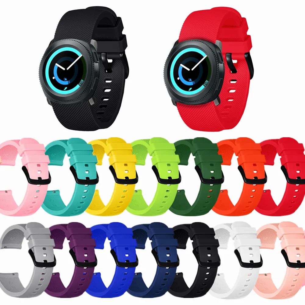 20mm-Silicone-Strap-For-Xiaomi-Huami-Amazfit-Bip-Smart-Watch-Strap-Band-Bracelet-For-Samsung-Gear