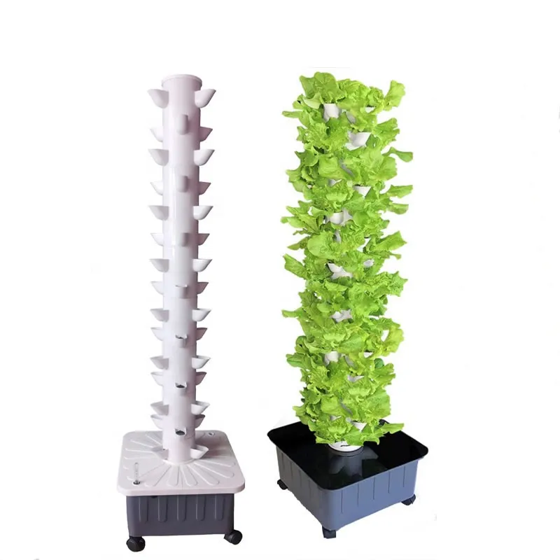 Vertical Hydroponic Tower Garden 15 Layers 45 Holes with 20L Tank for Home  Balcony Gardening from Dhgate Planters & Pots - price 425.69