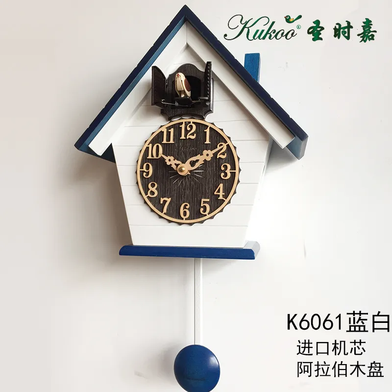 Meccanismo di orologio per cuculo in legno uccello soggiorno a pendolo per parete giardino moderno camera da letto swing reloj decorazioni idee regalo sc119