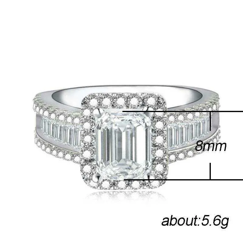 Band toca hoyon puro branco natural 3 moissanite gemstone s925 feminino anilos de jóias bizuteria ring j240410