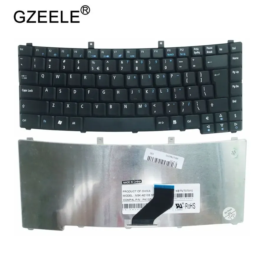 キーボードgzeele for acer旅行者TM 2700 4650 4150 2450 2490 3210z 2200 2490の新しいUIキーボード