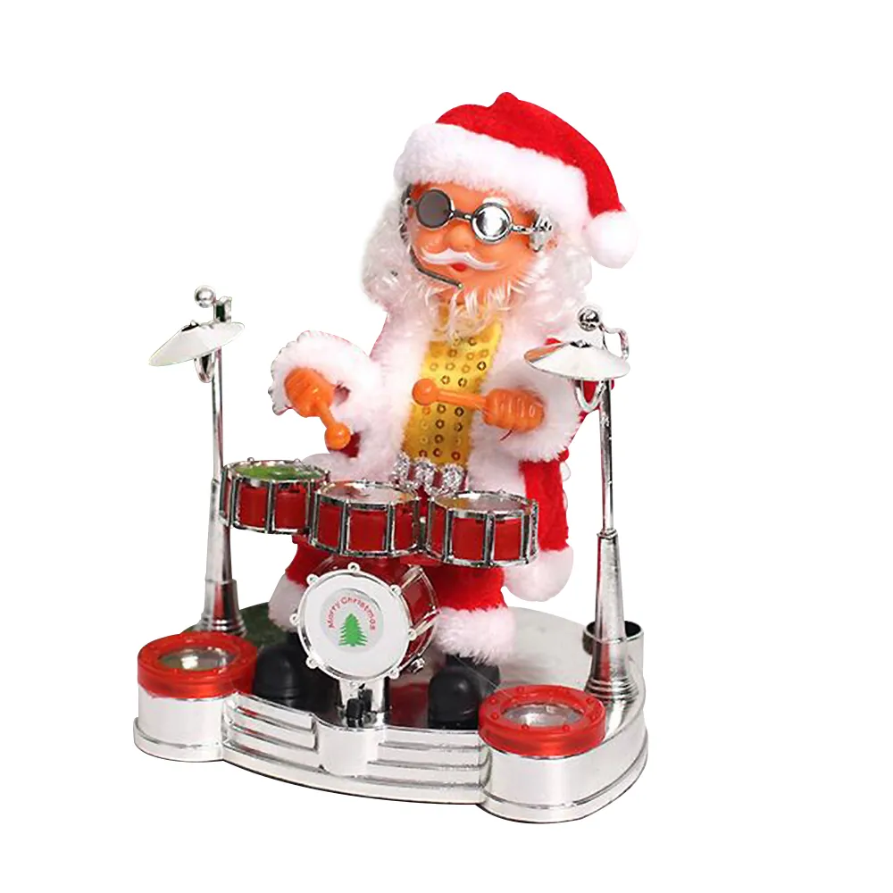 Piano elettronico Babbo Natale Gift Musica Bambola di Natale Ornamento bambini Ornamenti la festa di Capissima Regalo di Capodanno 3