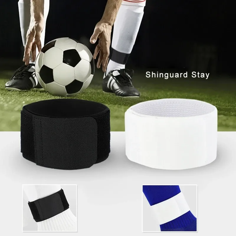 Soccer Shin Guard Stay Ankle Guards Soccer Shin Guard Strap Anti Slip Sports Football Legging Shin Fixed Strap E56D