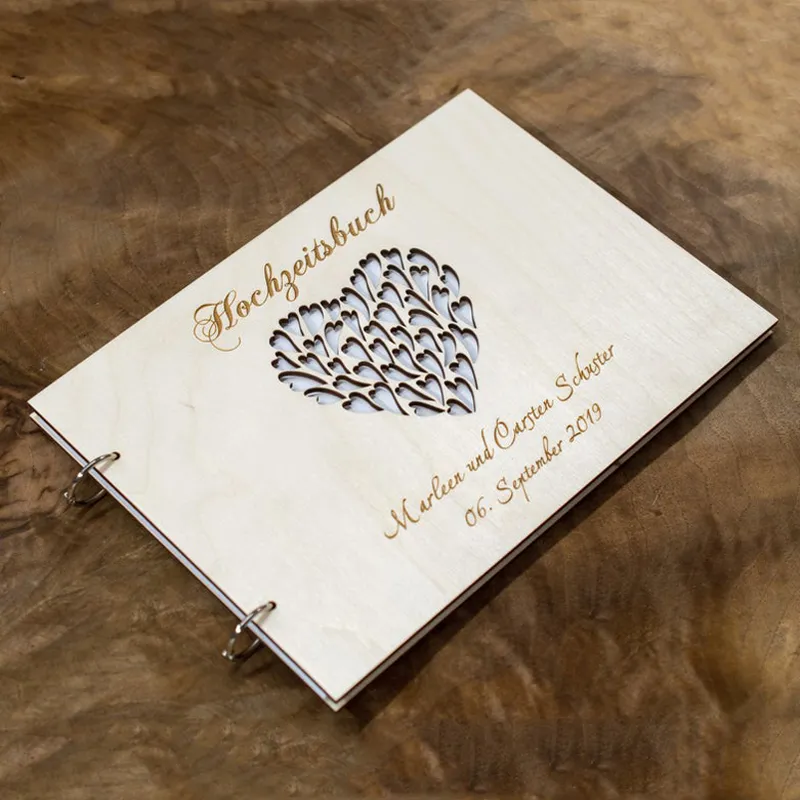 Książka weselna alternatywna książka gości weselna Weddna książka gościa Love Hollow zaręczycielska księga gościa