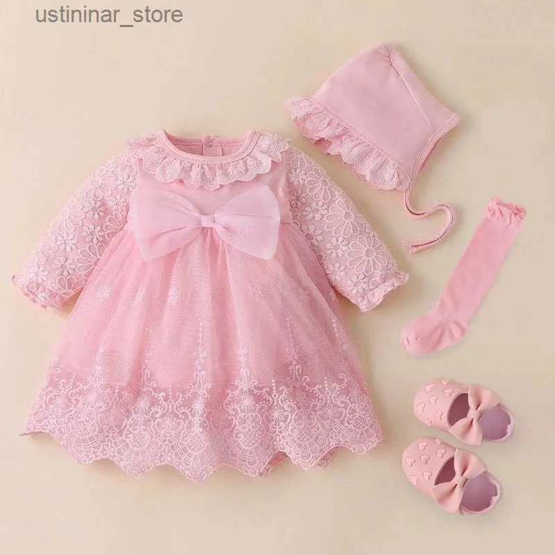 Robes de fille bébé filles robe princesse 1ère robe d'anniversaire tenue de mariage de Noël robe de fête de fête de robe tabouret