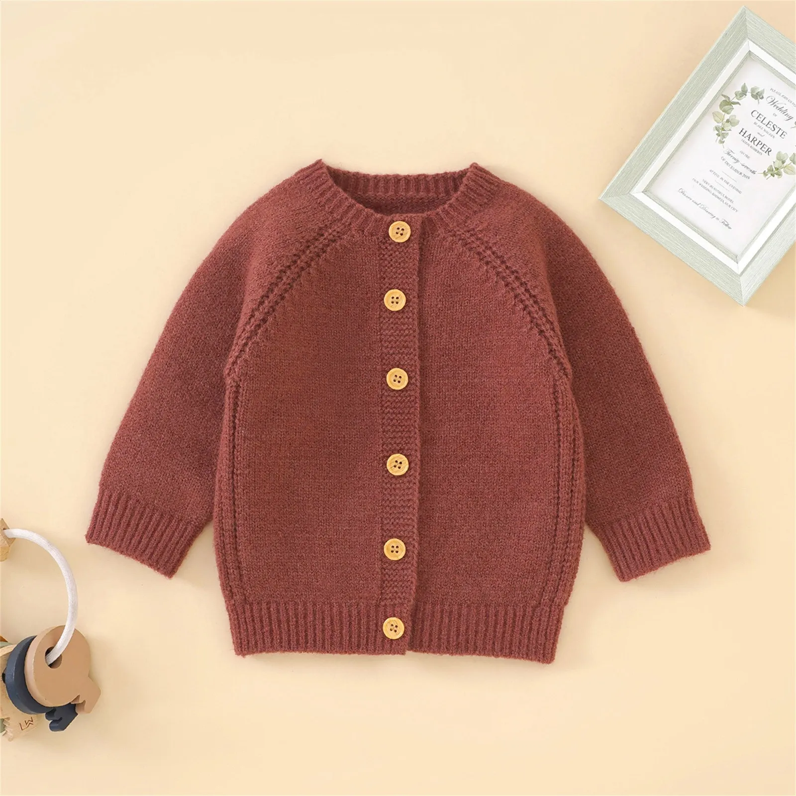 4t Sweaters Baby Girl Boy Boy Cardigan suéter de cárdigón cálido tops