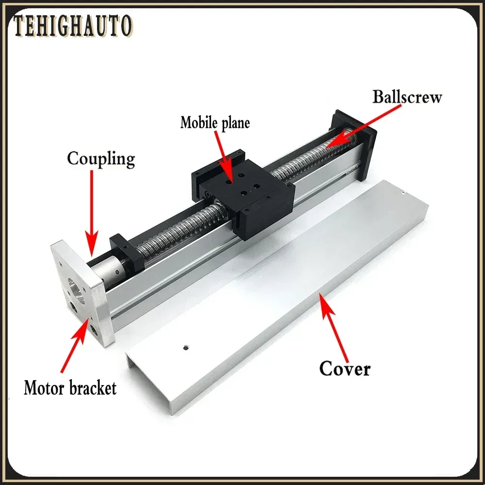 Módulo de tabela deslizante do módulo totalmente fechado à prova de poeira CNC 1204/1605/1610 MGR12 SLIDER MGN12C BLOCO LINHO ROLO LINEAR XYZ