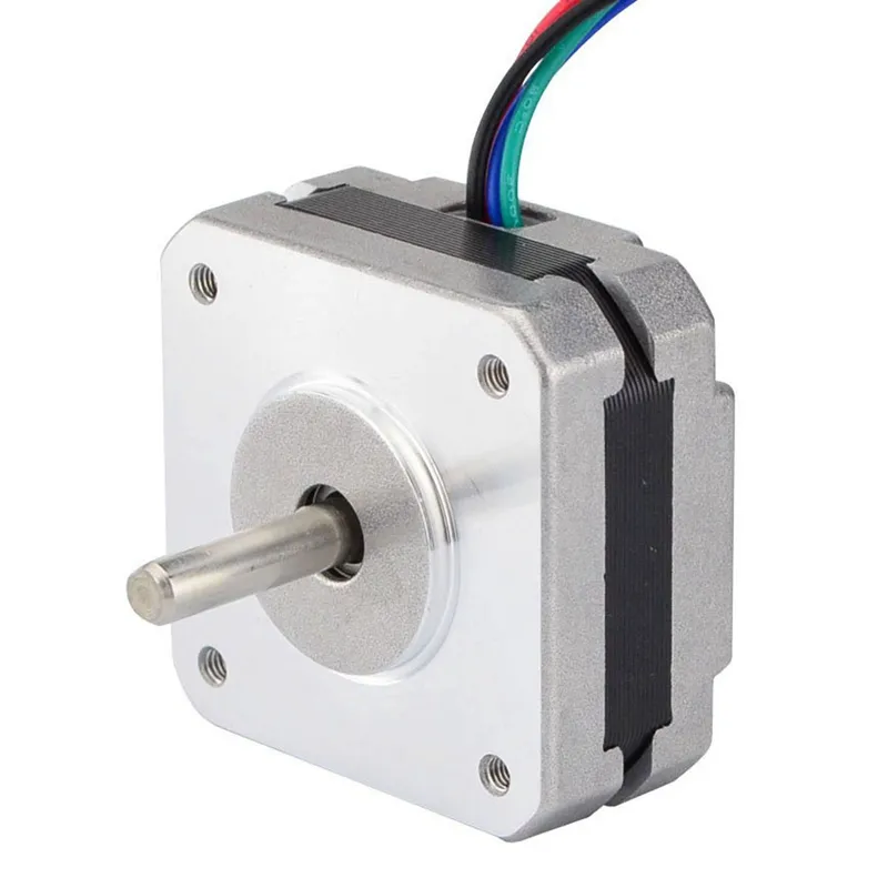 Shgo Hot-17HS08-1004S 4-Lead NEMA 17 Stepper Motor 20mm 1a 13ncm (18.4oz.in) 42 Motor Nema17 Stepper for DIY 3D Printer CNC XYZ