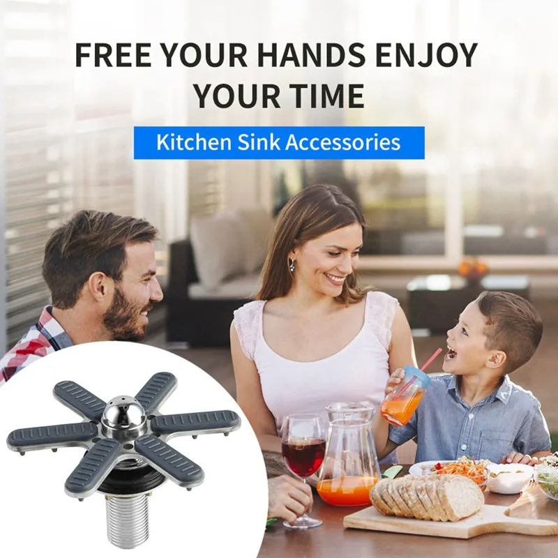 Automatic Glass kitchen tap faucet Rinser and Washer with Five Leaves ...