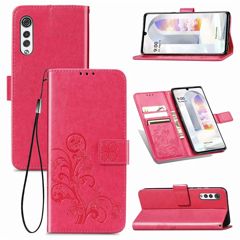 LG K7 Flip Case: Leather Wallet Case For LG K61, K71, K22, K42