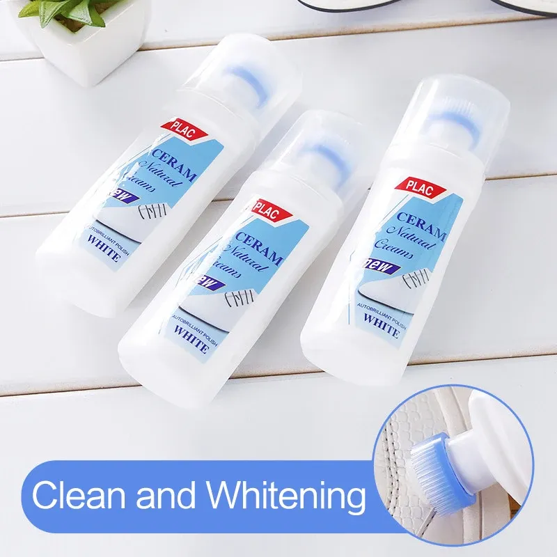 iAwesome White Shoes Tool Cleaner Polish Tool لأحذية أحذية أحذية جلدية غير رسمية فرش حذاء Spong Supplies Magic منتعشة