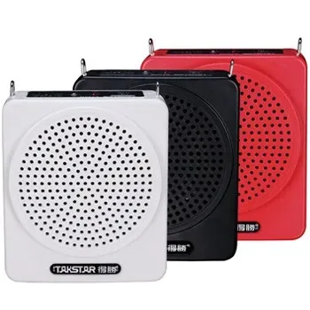 Players Takstar E180M Mini Portable Amplifier 12W Support USB disk&TF card MP3 music play use for Teaching/tour guiding ect