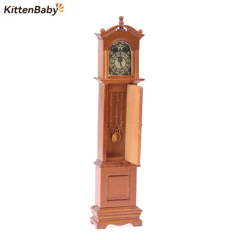 1:12 Dollhouse in miniatura in miniatura orologio da parete da gioco bambola house miniaturas decorazioni per la casa accessori giocattolo fingere giocattolo giocattolo giocattolo