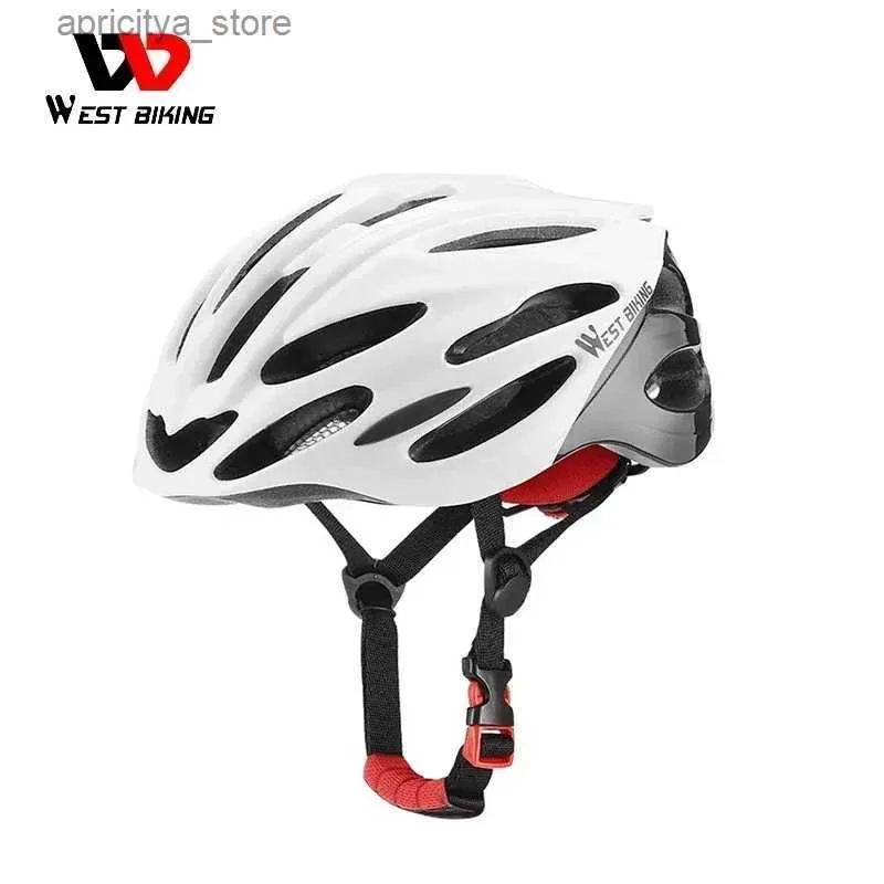 Bisiklet kaskları batı bisikleti bisiklet hafif kask yol bisiklet yarış kask entegre triatlon kaykay bmx bisiklet güvenlik ekipmanı l48