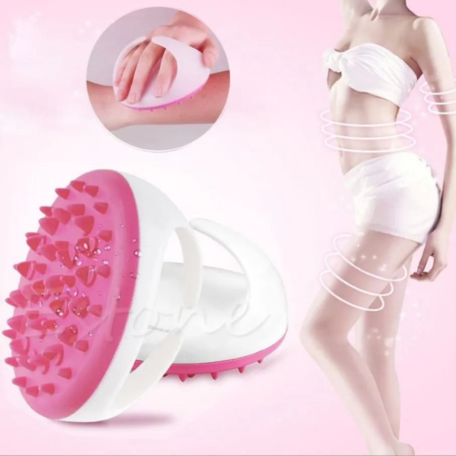 Ootdty Handheld Bad Dusche Anti -Cellulite Ganzkörpermassage Pinsel Slimming Beauty z07 Drop Y1126236e