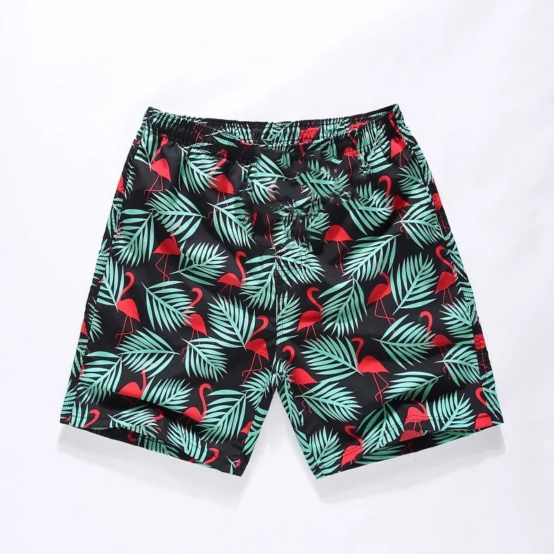 Cross-border digital printing beach summer new loose casual five-minute pants heat sublimation quick-drying foreign_voghion.com