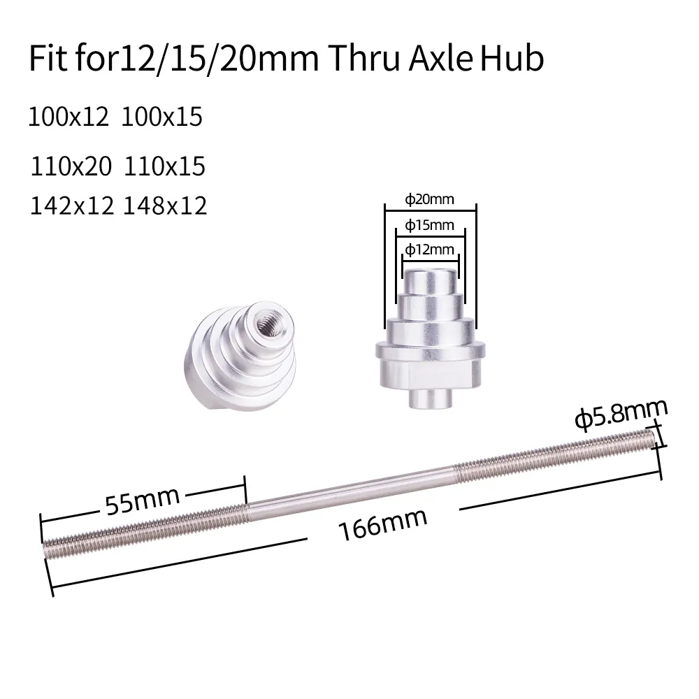 ZTTO PRZEDNIE CENTU PŁYTY STRUNKI NAPIĘCIE STABTER 20 mm 15 mm 12 mm koło do 9 mm QR Adapter osi 100x15 100x12 do 9 mm szybkie wydanie piasty