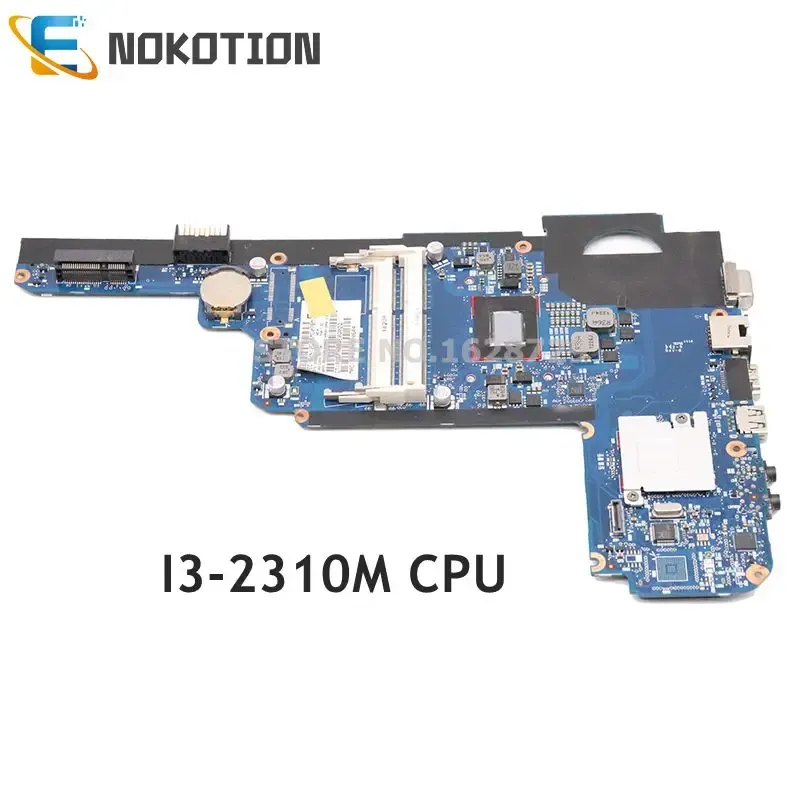 Płyta główna Nokotion 656092001 dla pawilonu HP DM42015DX DM42000 Laptop Płyta główna I32310M CPU DDR3 6050A2435101 MBA02 UMA