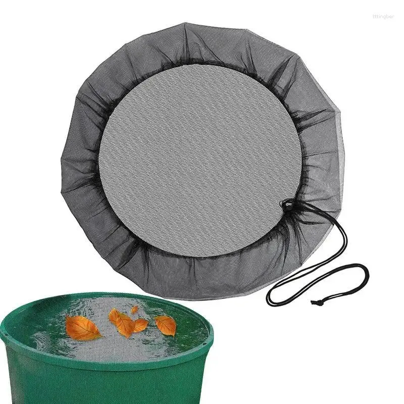 Decorazioni da giardino mesh cover reti per la raccolta di botti secchi di raccolta dell'acqua Protezione del serbatoio Coperchio raccolta strumento