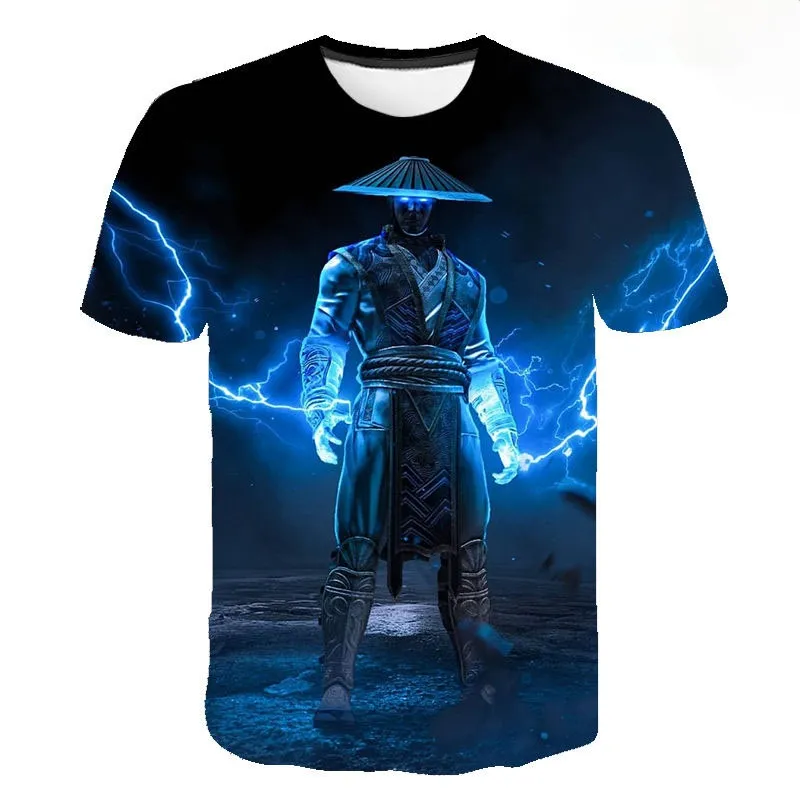 Mortal Kombat 3D T-Shirt Männer Frauen Kinder T-Shirt Kampfspiel Mk Streetwear Kurzärmel Boy Girl Sommer lässig coole T-Shirt Tops