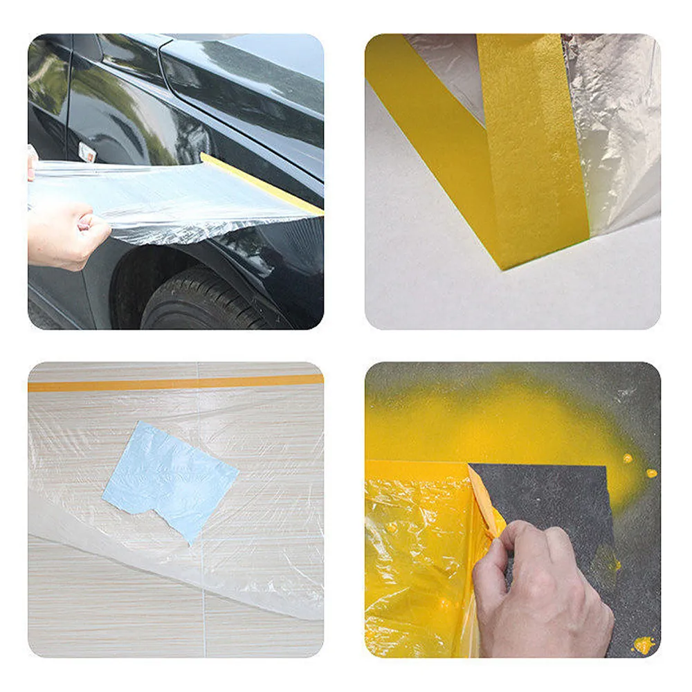 Yuresi Clear Protective Film Roll – Automotive Masking Plastic Sheeting For Painting