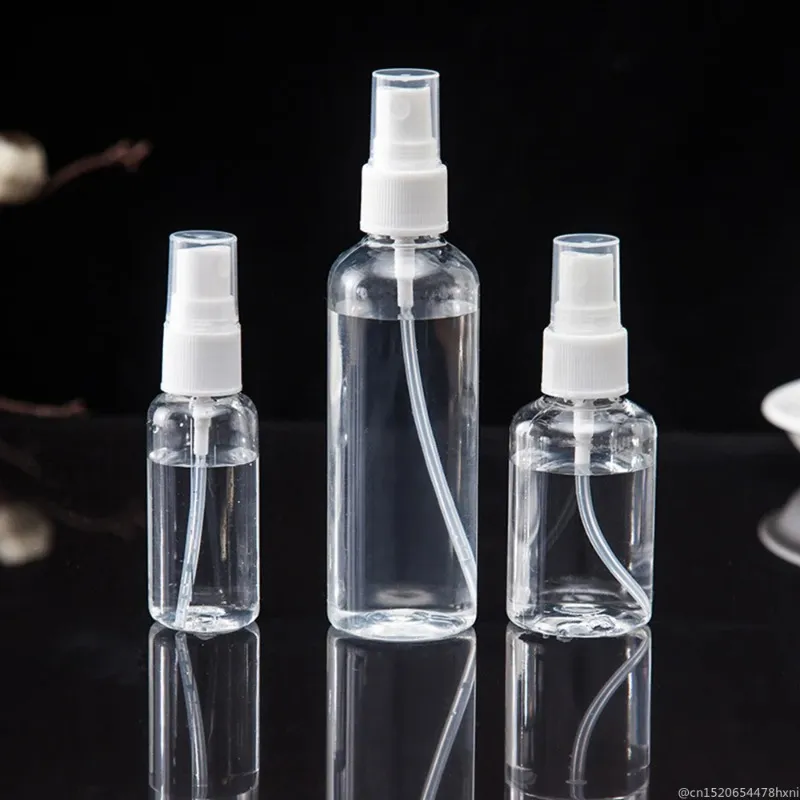 30/50/100 ml tragbare nachfüllbare Flaschen leer transparente Reisespray -Plastikflaschen Atomizer Mini Design Flüssigkeit